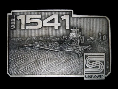 UD09135 *NOS* VINTAGE 1983 **MODELO GIRASOL 1541** HEBILLA DE CINTURÓN EQUIPO AGRÍCOLA Foto 1 de 2