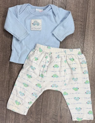 Ropa de bebé niño recién nacido 3-6 meses 2 piezas traje de carretera Foto 1 de 4