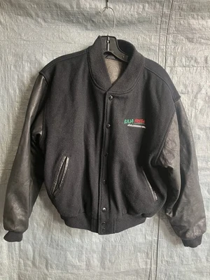 Vintage Golden Bear Leather Wool Varsity Bomber Men’s Jacket S Made In USA - Image 1 of 4