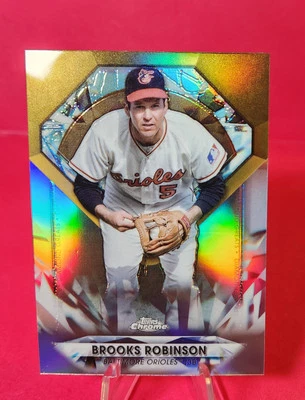 2022 Topps Chrome Diamond Greats Brooks Robinson DGC-28 - Image 1 of 2