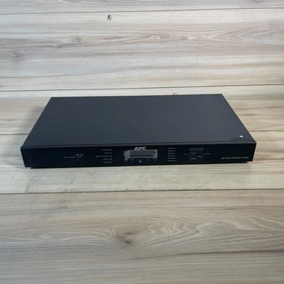 APC G5BLK AV 15 Amp G Type Rack Power Filter Black 120V 8 Outlets - For Parts - Image 1 of 4