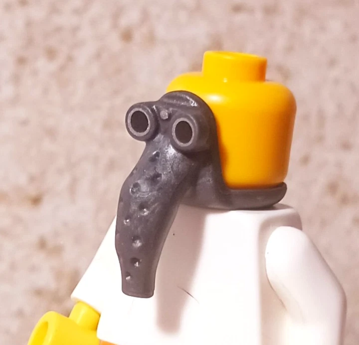 Nuevo LEGO Star Wars Máscara Alienígena Soporte para Cuello Se Adapta a cualquier cabeza MASCARILLA DE GAS Nariz Larga Gogg Foto 1 de 1