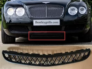 Bentley GT GTC MANSORY Griglia inferiore sotto Valance Griglia nera 2004-2009 - Foto 1 di 10