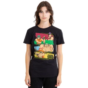 South Park South Park Anime Ladies T-Shirt S-2XL, Black - Picture 1 of 5