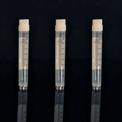 Frascos criogénicos con código de barras inferior 5,0 ml externo 25/bolsa, 500/paquete, 1000/estuche Foto 1 de 2