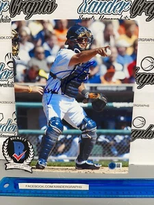 IVAN PUDGE RODRIGUEZ SIGNED AUTOGRAPHED 8x10 BASEBALL PHOTOGRAPH BECKETT BAS COA - Picture 1 of 4