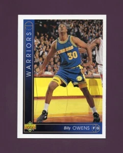 1993-94 Upper Deck Billy Owens #291 - Golden State Warriors - Picture 1 of 2