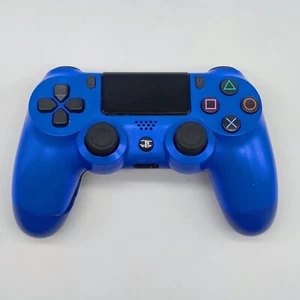 CONTROLLER SONY PLAYSTATION 4 ORIGINALE DUALSHOCK V2 PS4 BLU - ORIGINALE TESTATO - Imagen 1 de 6