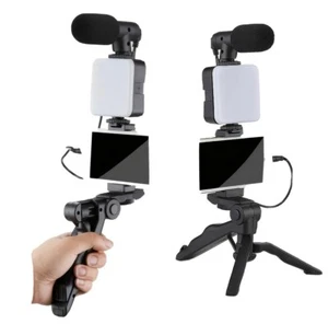 180 Rotational LED Lightweight Folding Tripod with Handheld Grip - Picture 1 of 8
