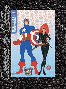 Captain America And Volstagg #1 - Mark Brooks Animated Style Variant! - Picture 1 of 1