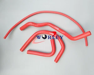 for Yamaha Banshee 350 YFZ350 1987-2006 Reinforced Silicone Radiator Hose red - Picture 1 of 7