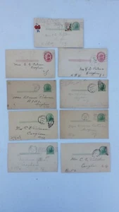 Lot of 9 Private Mailing Cards - Picture 1 of 6