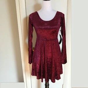 Black & Greige Gothic Lolita Halloween Red Velvet Doll Dress XL - Picture 1 of 6