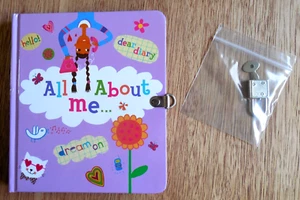 NEW 2007 Peaceable Kingdom "All About Me" Locking Diary with Lined Pages and Key - Picture 1 of 6