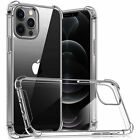 For Iphone 13 14 15 Pro Max 12 11 Xs Xr X 7 8+ Clear Shockproof Rugged Slim Case