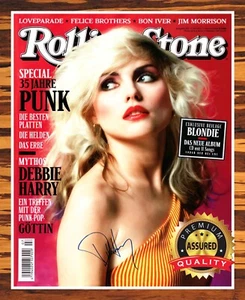 Debbie Harry - Autographed Signed 8 x10 Photo (Rolling Stone Cover) Reprint - Picture 1 of 4