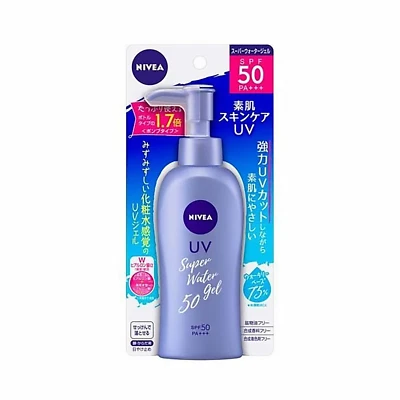 VORBESTELLUNG KAO NIVEA Super Water Gel LSF50 PA+++ Sonnencreme - Versand Ende Mai - Bild 1 von 2