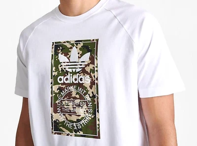 NEW MENS ADIDAS ORIGINALS  CAMO TREFOIL LOGO TEE SHIRT ~SIZE XL  #IS0246 - Image 1 of 4