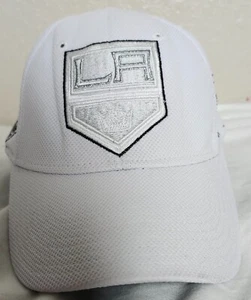 Los Angeles Kings Reebok NHL Fitted Hat Size L/XL White - Picture 1 of 20