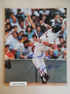 Jody Reed Autographed 8" X 10" Photograph - Picture 1 of 2
