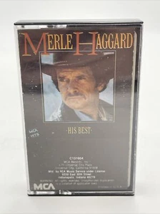 His Best Cassette Tape by Merle Haggard and MCA Records Vintage 1985 - Picture 1 of 4