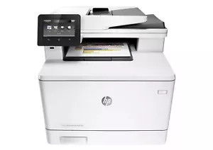 HP Colour Laser Jet Pro MFP M477fdn A4 Duplex USB Multifunction Printer - Picture 1 of 3