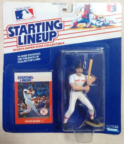1988 Wade Boggs MLB Starting Lineup Collectible Action Figure - Sealed Cover