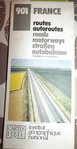 carte IGN N° 901 France routes autoroutes 1986 - Picture 1 of 1