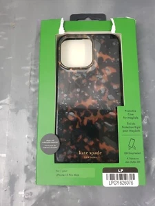 New Kate Spade Phone Case Magsafe 10ft Drop for iPhone 15 PRO MAX Tortoise - Zdjęcie 1 z 3