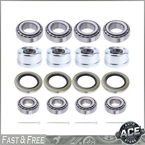 4-Pack Trailer Hub Wheel Bearings 25580 14125A Seal 2.250'' 5200-7000lb Axles - Picture 1 of 22