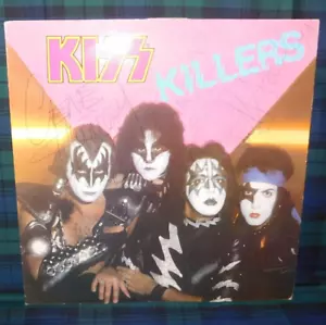 SIGNIERTES KISS Killers Disc 12" Vinyl Album 1982 Simmons/Stanley/Carr - Bild 1 von 4