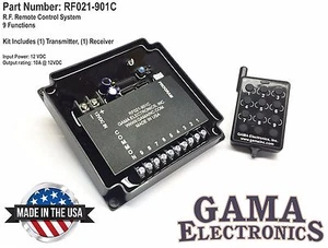 R.F. Transmisor y receptor de control remoto - 9 funciones - RF021-901C - Imagen 1 de 3