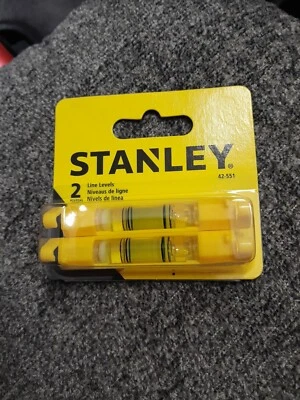 2Pack Line Level Stanley Model # 42-551 Durable NEW/ Camping , Carpentry  - Image 1 of 2