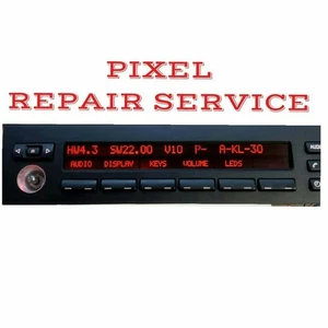 SERVICIO REPARACIÓN PIXEL LCD MEDIO RADIO BMW E38 E39 E53 M5 X5 SERIE 5 SERIE 7 - Imagen 1 de 2