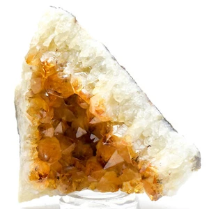 1.4lb Citrine Druzy Cluster Natural Mineral Sparkling Crystal Gemstone - Brazil - Picture 1 of 4