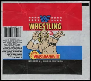 1987 OPC O-Pee-Chee WWF Wrestling Wrestlemania III Wax Pack 5 Wrappers Available - Picture 1 of 10