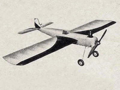 RIB ONLY Kit Jim Saftig's PEE-WEE ZILCH 32" Control Line Stunt Model Airplane - Image 1 of 4