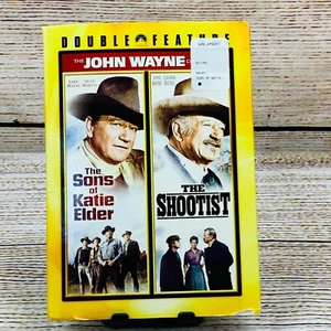 John Wayne [Double Feature DVD] "The Sons of Katie Elder" & "The Shootist" - Picture 1 of 8