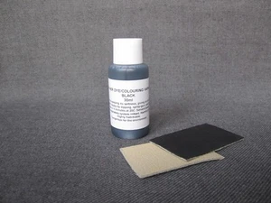 Leather dye colourant in BLACK - 30ml for sofas shoes bags car seats jackets NEW - Picture 1 of 1