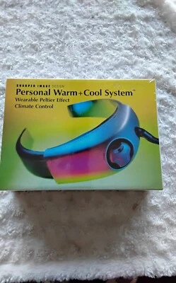 NEW SHARPER IMAGE Personal Warm Cool System Wearable Climate Control - Image 1 of 4