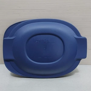 PYREX Oval 702-PC Plastic Navy Blue Storage Lid Fits 702 Roaster - Picture 1 of 8