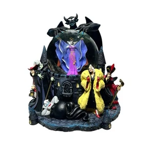 Disney Villains Musical Snow Globe Grim Grinning Ghosts - WORKING - READ ISSUES - Picture 1 of 17