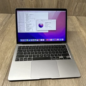 MacBook Air 13.3" (256GB SSD, Apple M1, 8GB RAM) Laptop - Gray - Cycle Count 75 - Photo 1/21