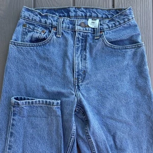 Vintage Levi’s 550 Jeans Junior Wmns Sz 7 (Fits 26x28) Denim Relaxed Taper 90s - Picture 1 of 10