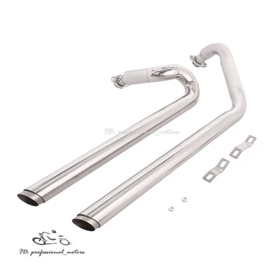 Tubo de escape delantero sistema modificado clásico Kawasaki Vulcan 900 VN900B Foto 1 de 4