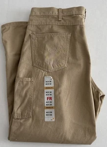 Pantalone da lavoro Carhartt uomo ignifugo peso medio tela sciolto 40x30 kaki - Foto 1 di 10