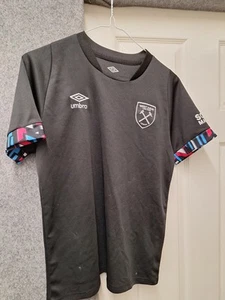 West Ham United 9/10 Yrs Boy's Training Football Shirt - Picture 1 of 4