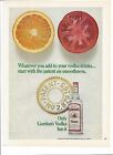 1966 2 side ad Gordon's Vodka Ad orange and tomato + Onyx for Men LENTHERIC