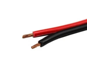100m Zwillingslitze Kabel 2x0,75mm² schwarz/rot Litze 2x 0,75 mm² - Picture 1 of 1
