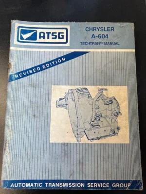 Manual Techtran Revisado ATSG CHRYSLER A-604 - Imagen 1 de 2